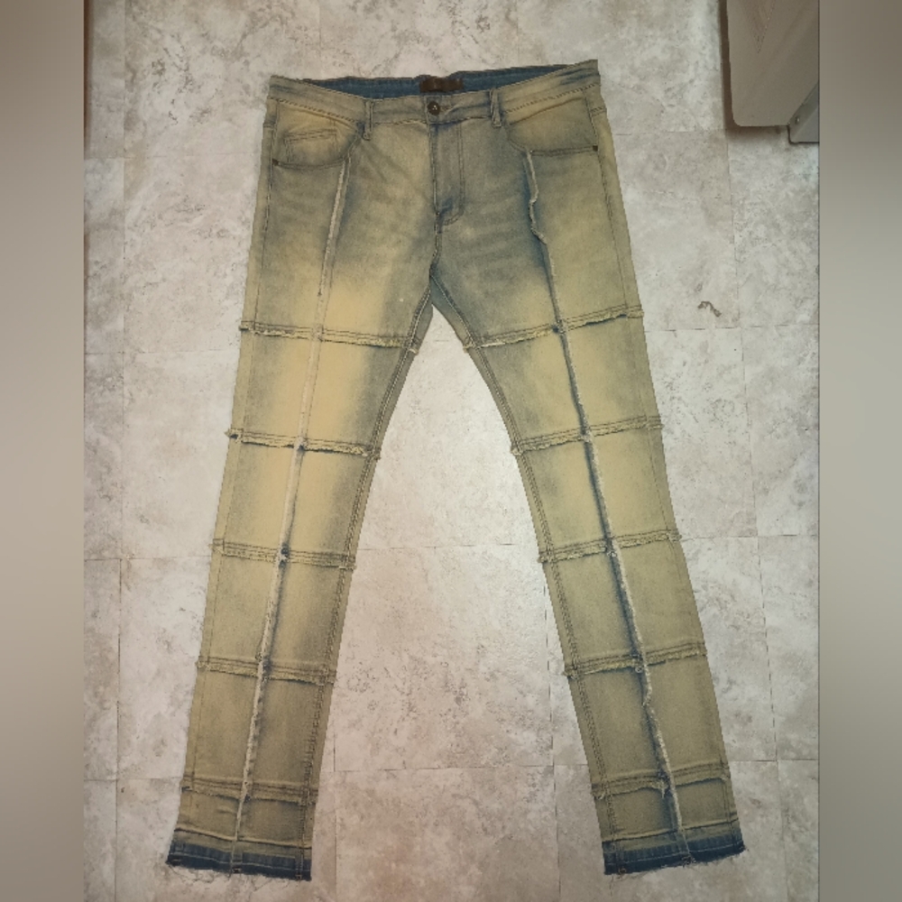 Slight Flare Stacked skinny jeans